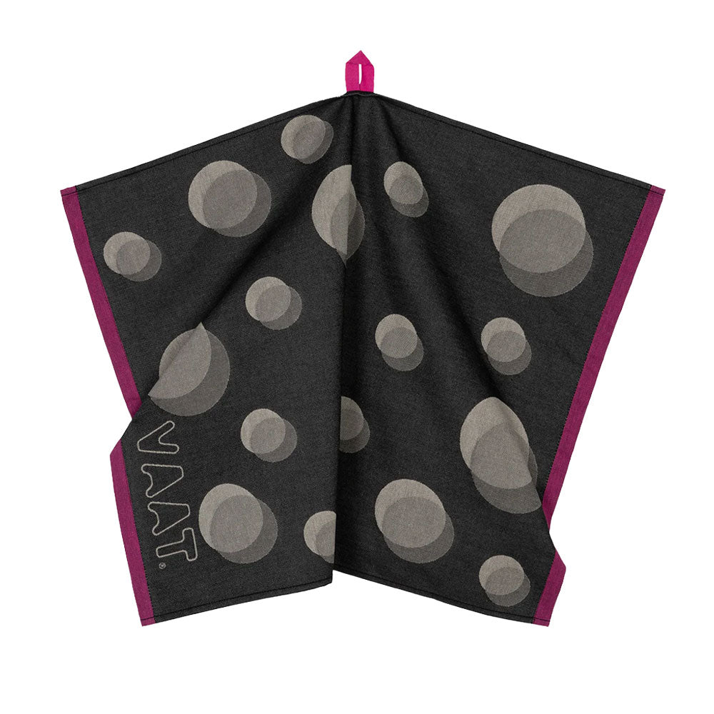 Geschirrhandtuch Dots-Black