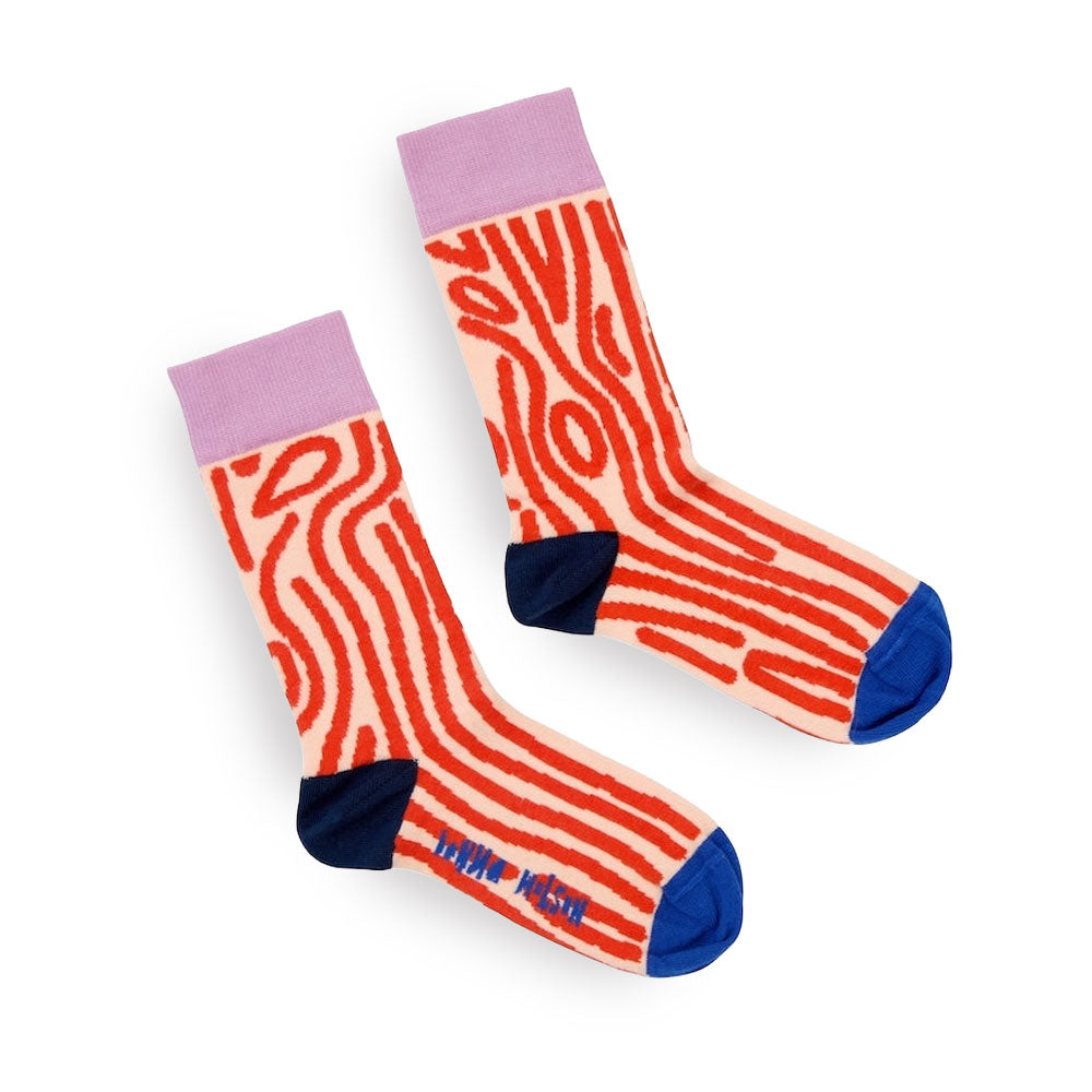 Socken Woolywood rot