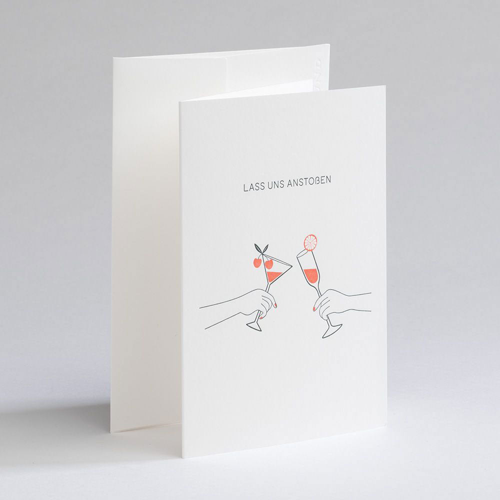 Folding Card LET'S TOAST
