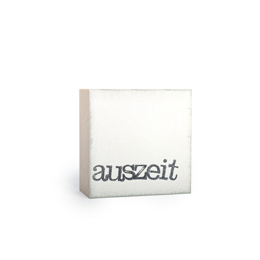 Auszeit, Textbaustein