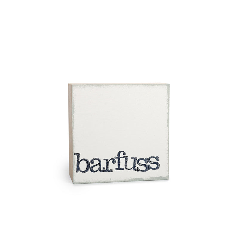 Barfuss, Textbaustein