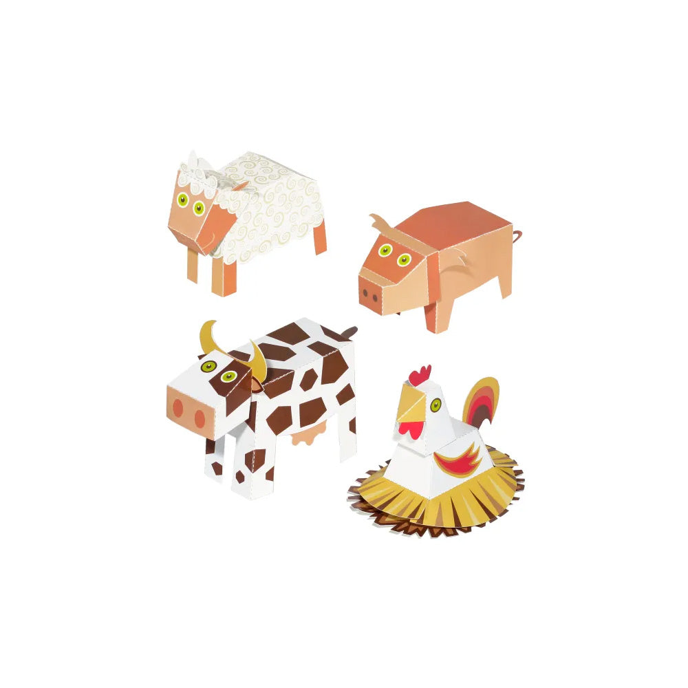 Paper Craft Farm Animals