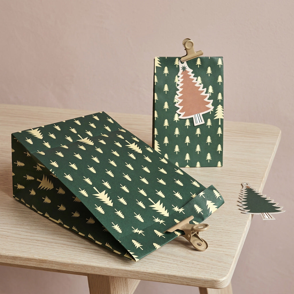 Papiergeschenktüte Tree (S, mit Boden)