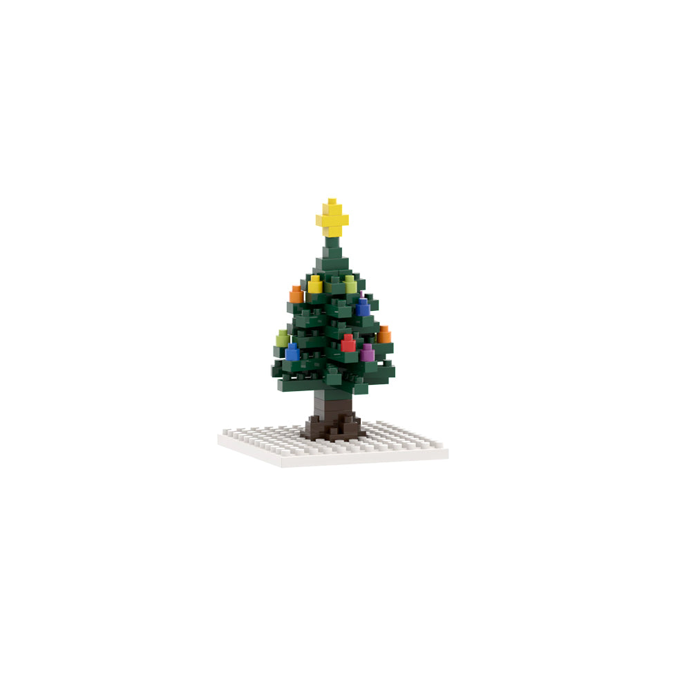 Christmas tree postcard construction kit