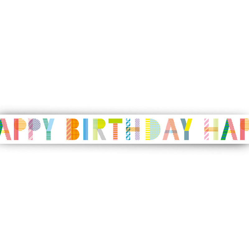 MT Artist Masking Tape Happy Birthday