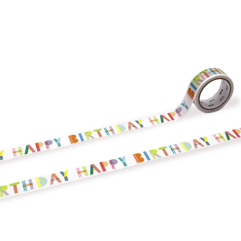 MT Artist Masking Tape Happy Birthday