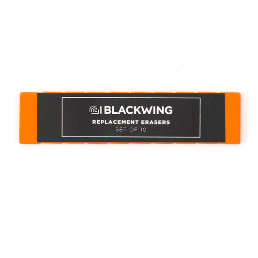 Blackwing Replacement Erasers Orange (10 Count)