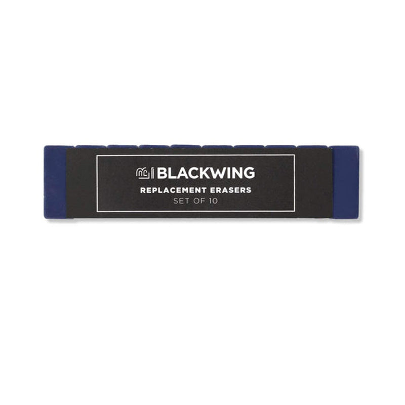 Blackwing Replacement Erasers Blue (10 Pieces)
