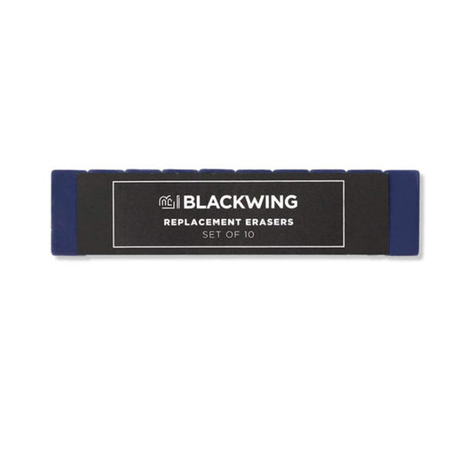 Blackwing Replacement Erasers Blue (10 Pieces)