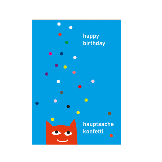 Postcard Birthday Confetti
