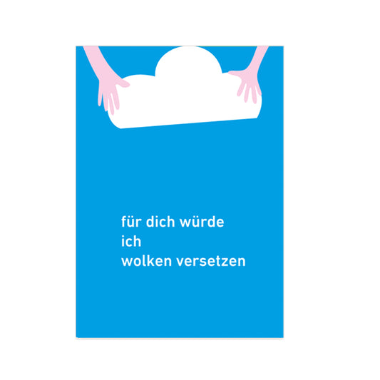 Postkarte Wolken versetzen