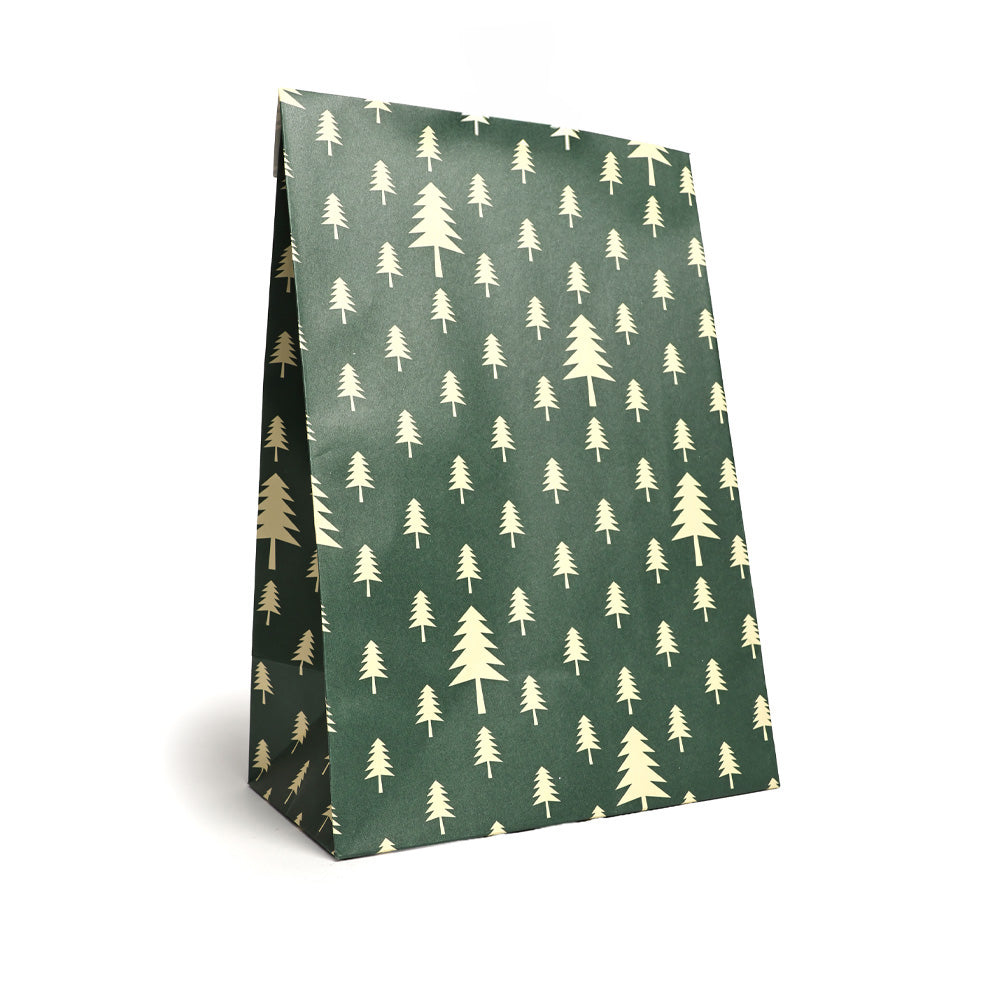 Papiergeschenktüte Tree (M, mit Boden)