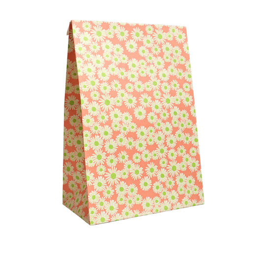 Papiergeschenktüte Daisy (M, mit Boden)