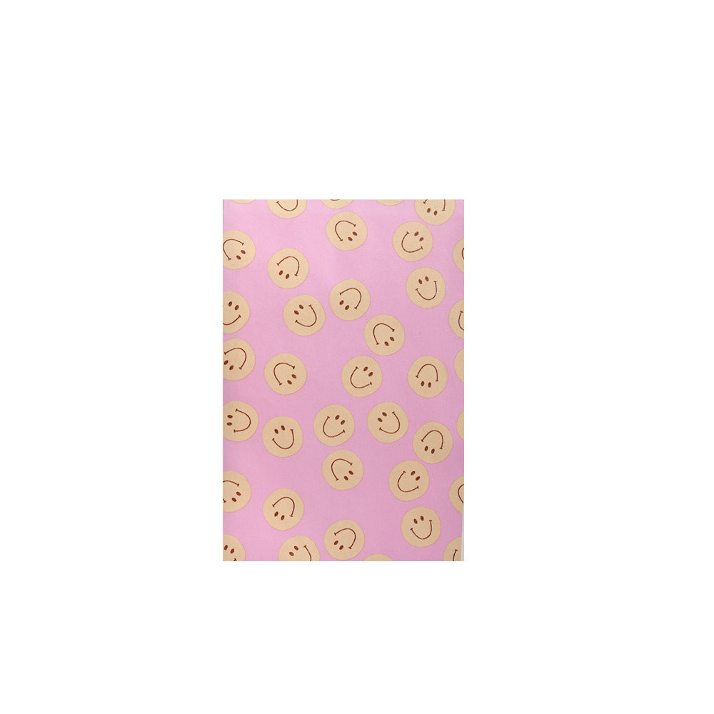 Papiergeschenktüte Smiley pink (S)