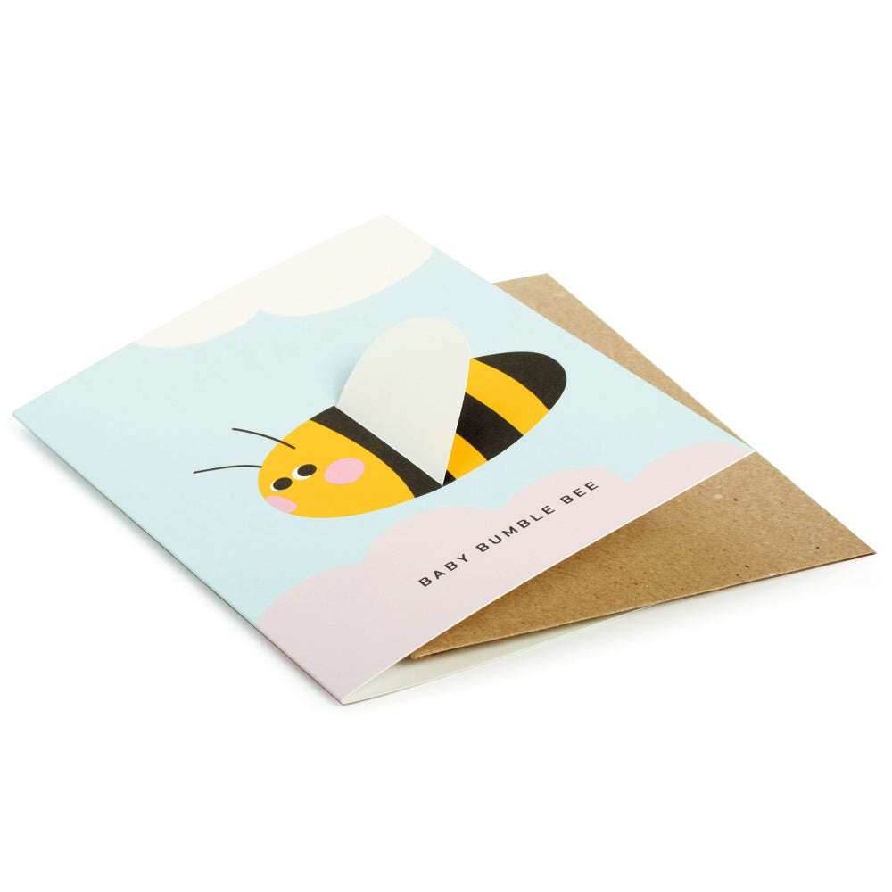 3D Pop-Up Card BABY BUMBLE BEE