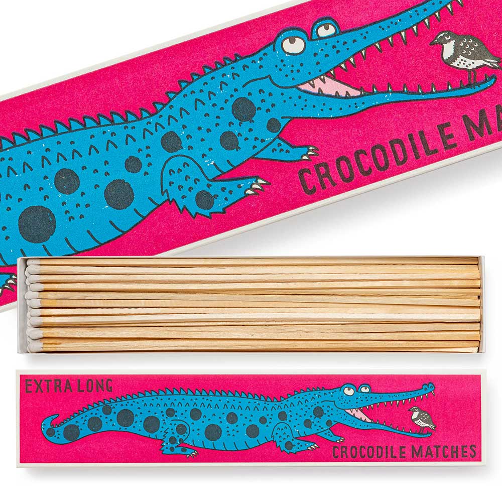 Luxury Matches Long Crocodile