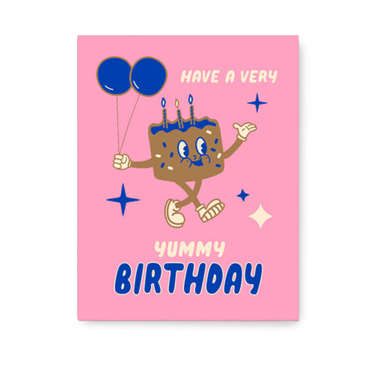 Postcard Yummy birthday