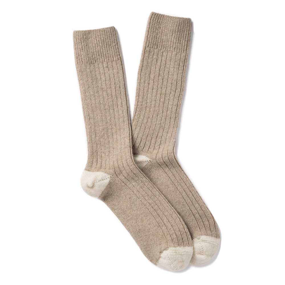 Cashmere Socks Camel 40-45