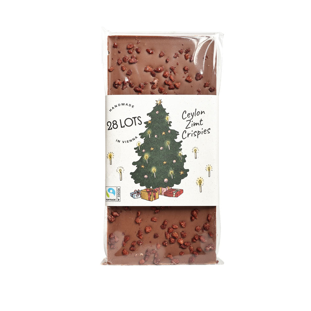 Hand-scooped milk chocolate with Ceylon cinnamon and crispies