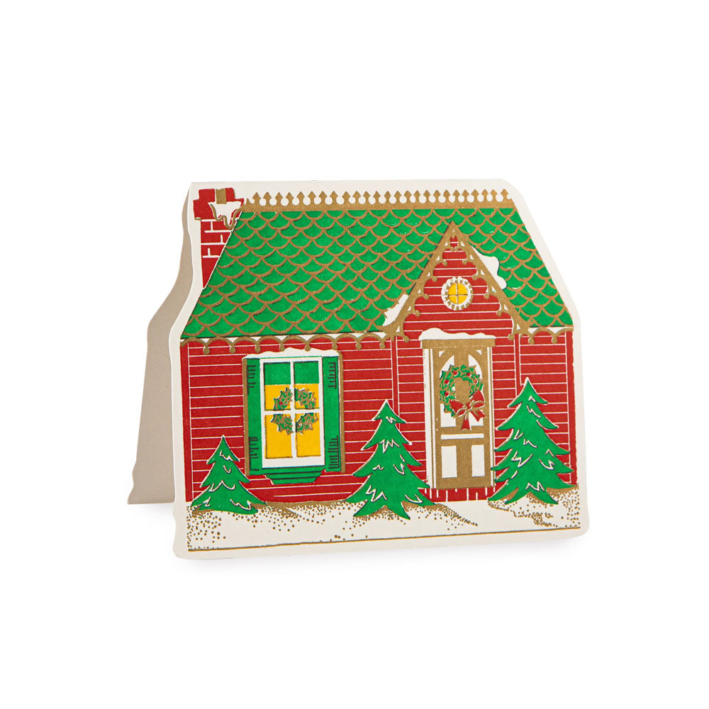Klappkarte CHRISTMAS HOUSE