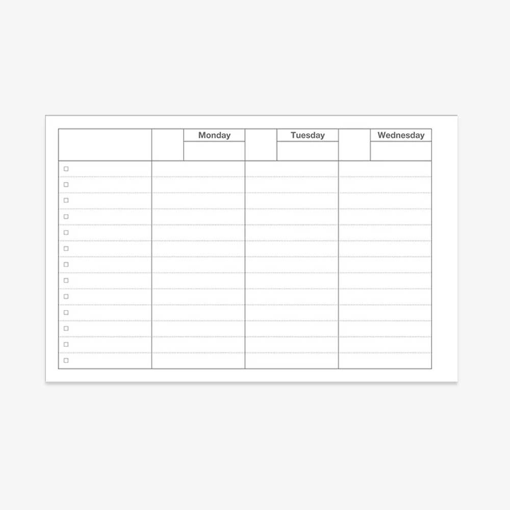 Dayfree Schedule Dark Green