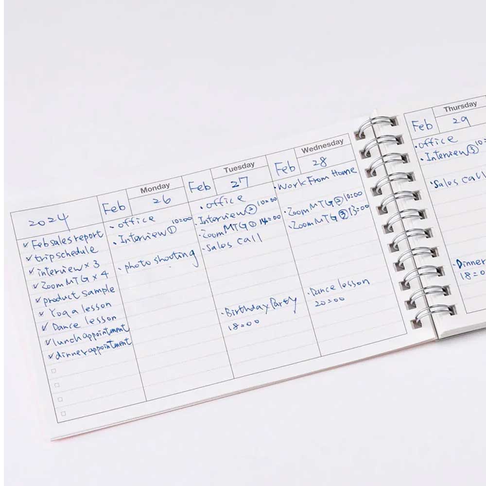 Dayfree Schedule Dark Green