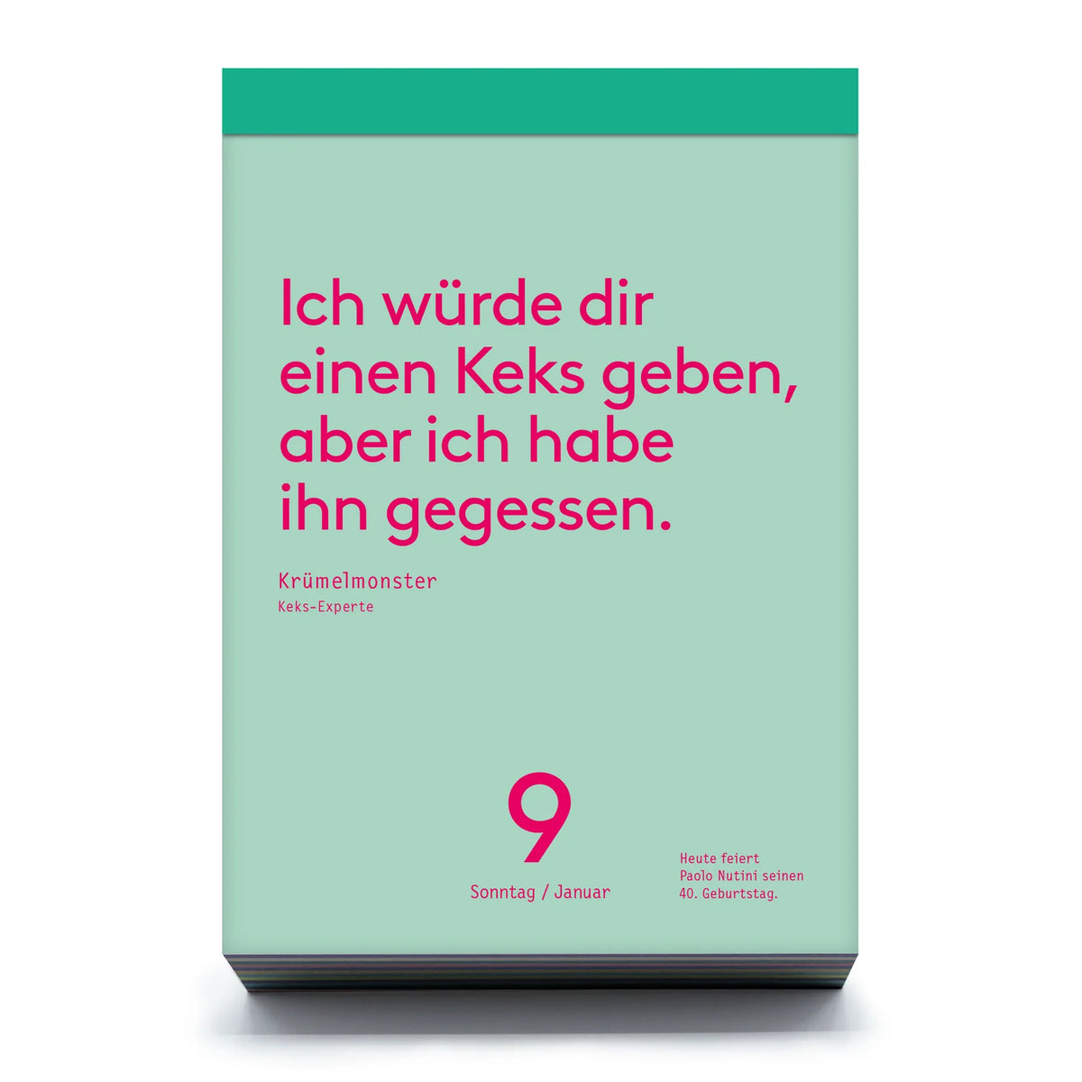 Jahresunabhängiger Tischkalender Denkeschön