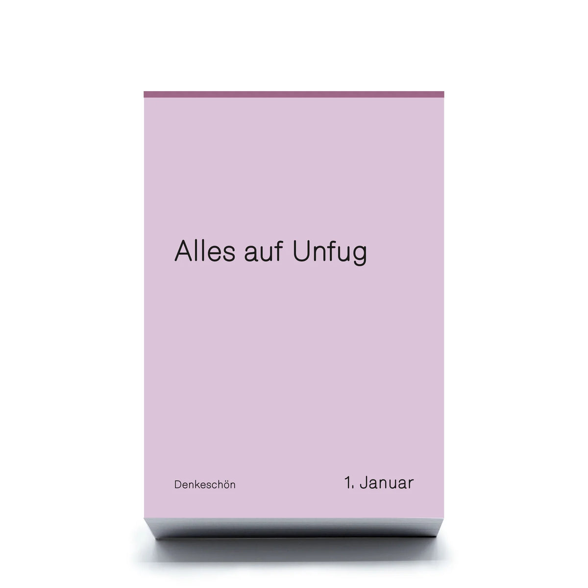 Jahresunabhängiger Tischkalender Denkeschön