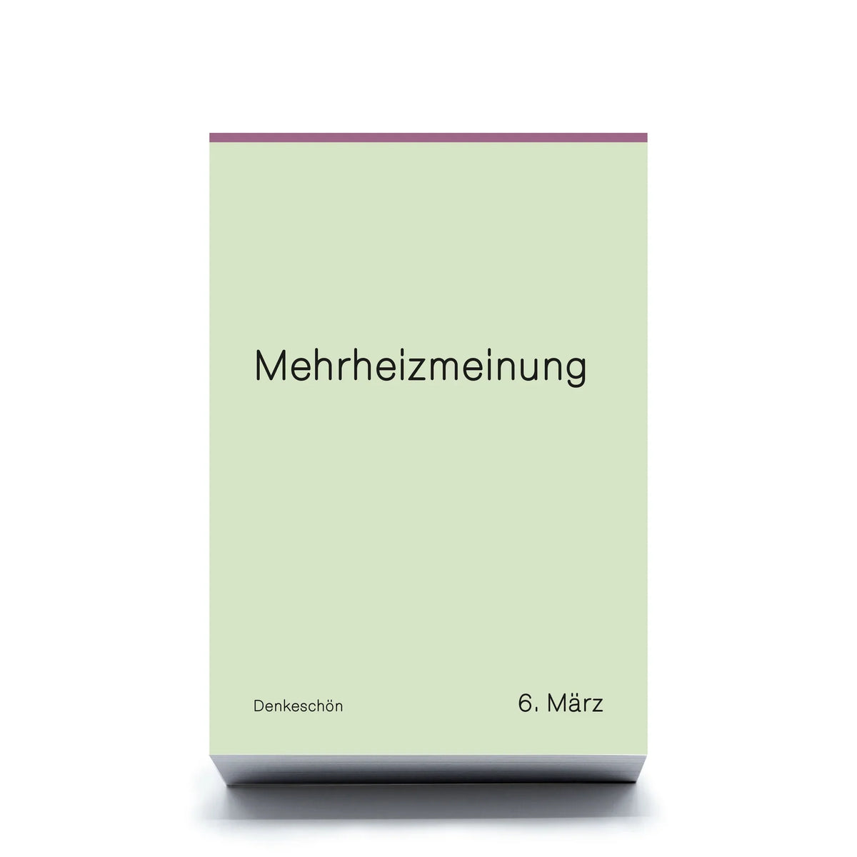 Jahresunabhängiger Tischkalender Denkeschön
