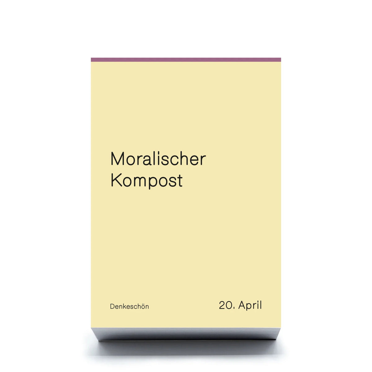 Jahresunabhängiger Tischkalender Denkeschön