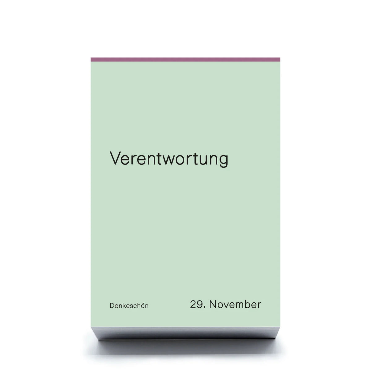 Jahresunabhängiger Tischkalender Denkeschön