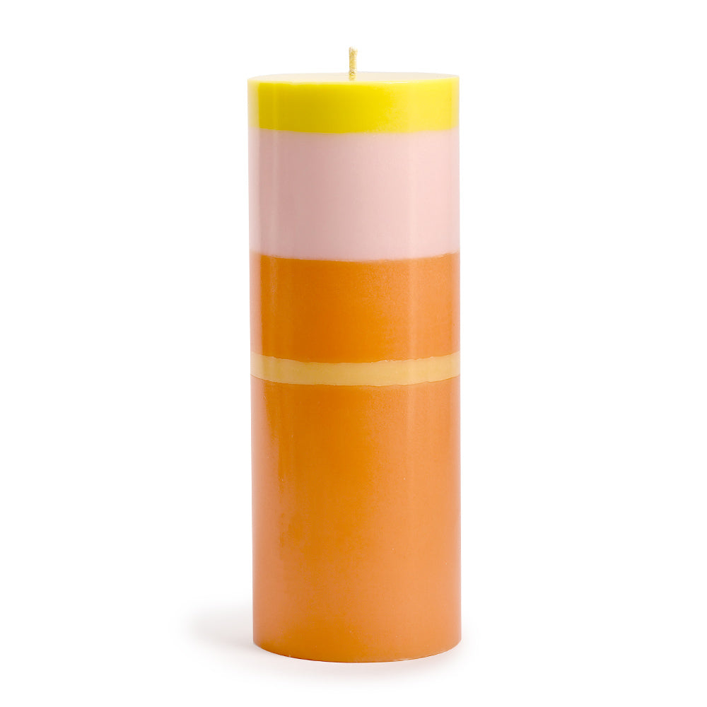 Pillar Candle CHRISTMAS ANGEL CORAL