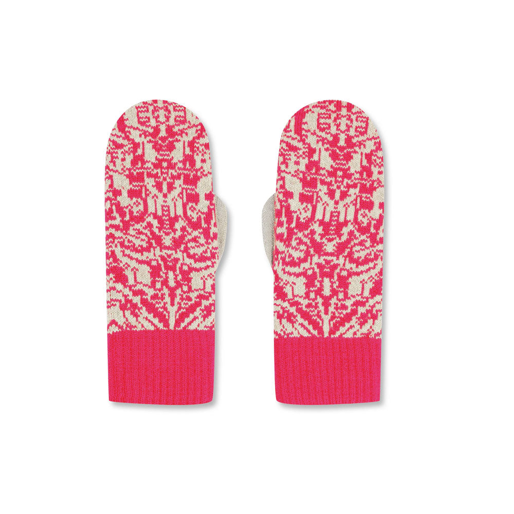 Mittens Merino Wool Drift Anemone