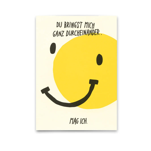 Postkarte Ganz durcheinander