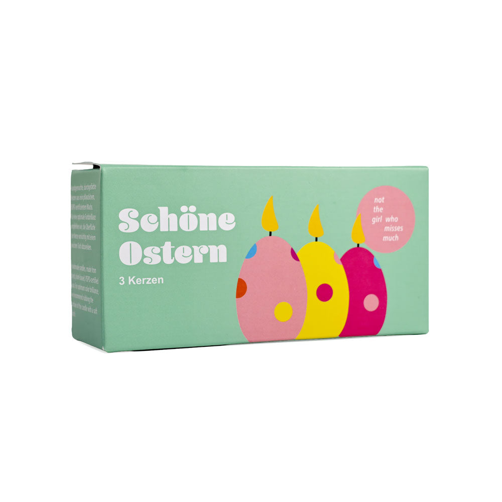 Easter Set 3 Egg Candles