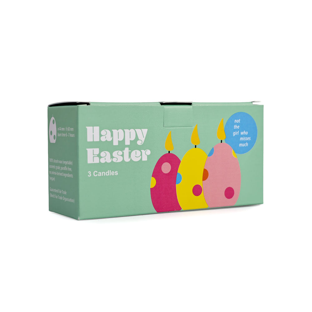 Easter Set 3 Egg Candles