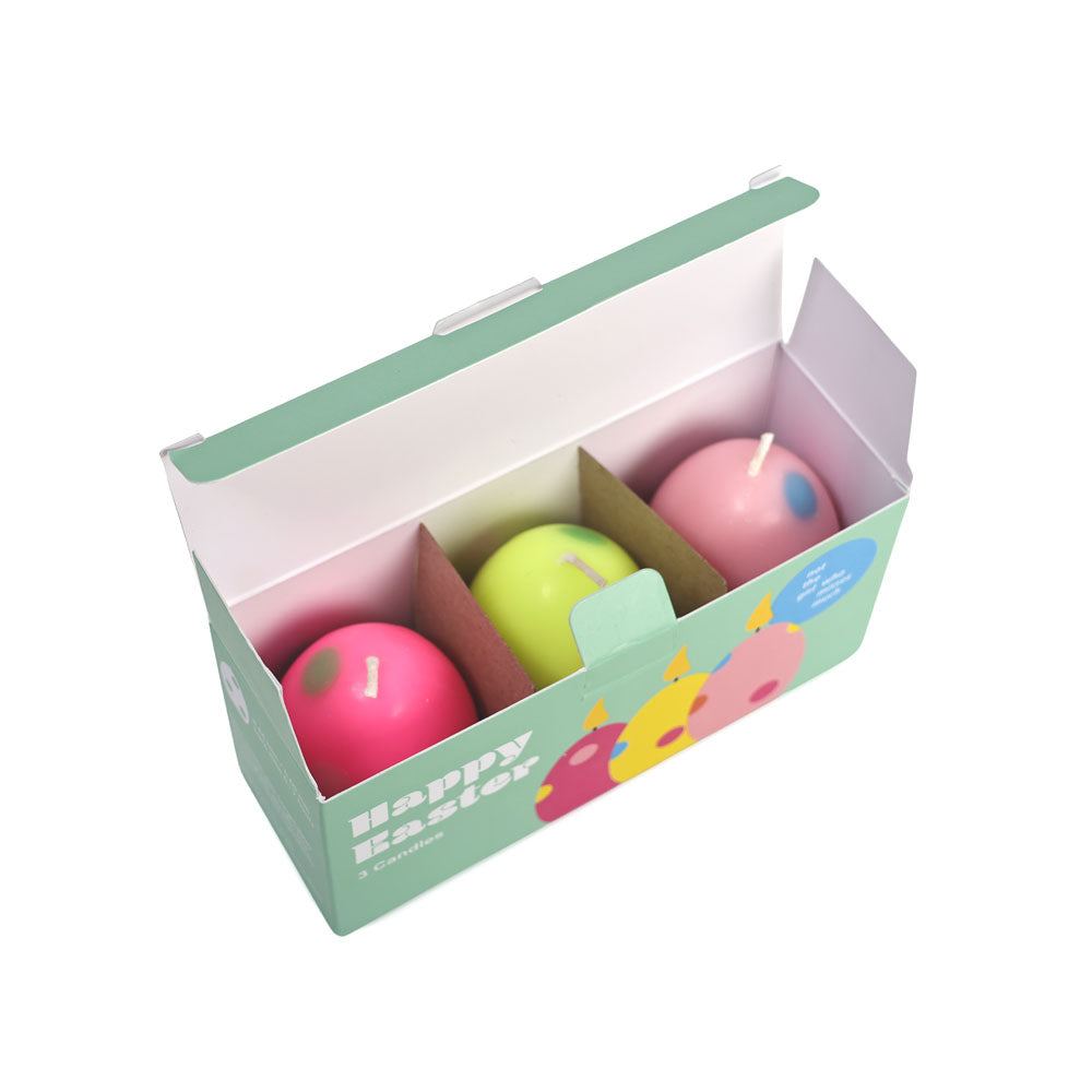Easter Set 3 Egg Candles