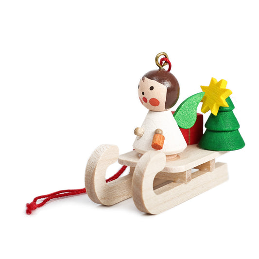 Sled with Angel and Lantern