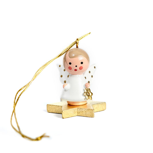 Little angel on star with star