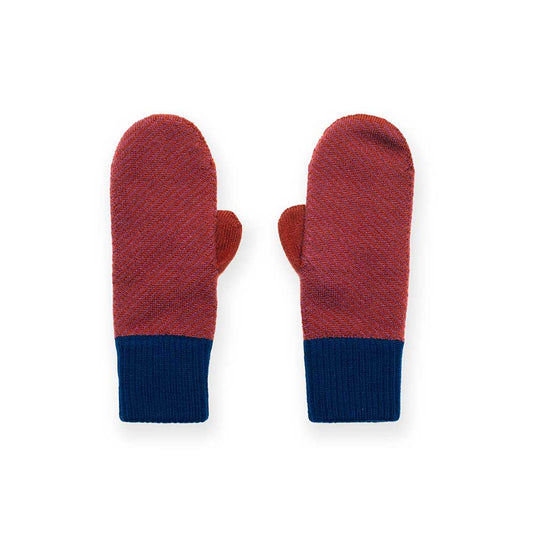 Mittens Merino wool burnt orange