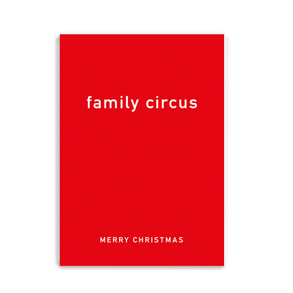 Postkarte Family Circus