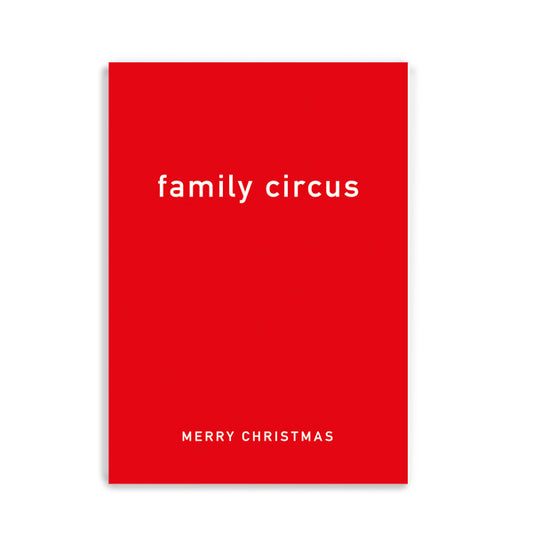 Postkarte Family Circus