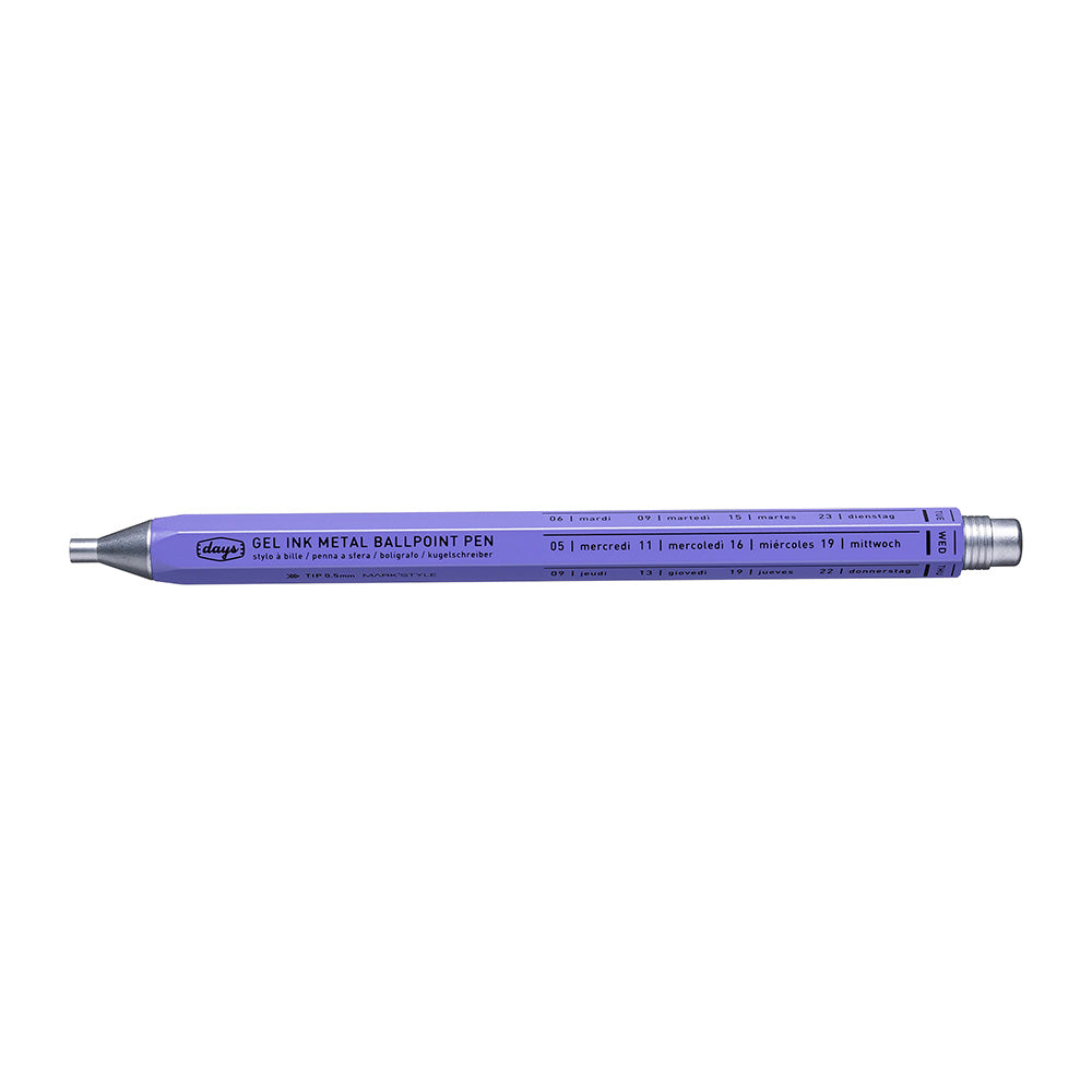 Gel Metal Ballpoint Pen Purple