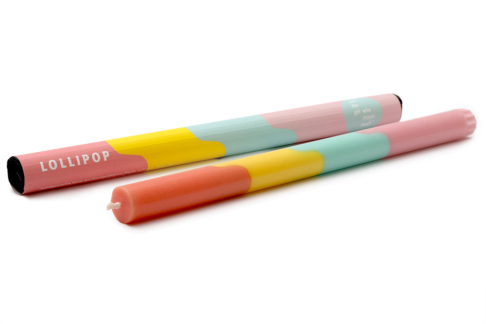 Geometric Kerze LOLLIPOP