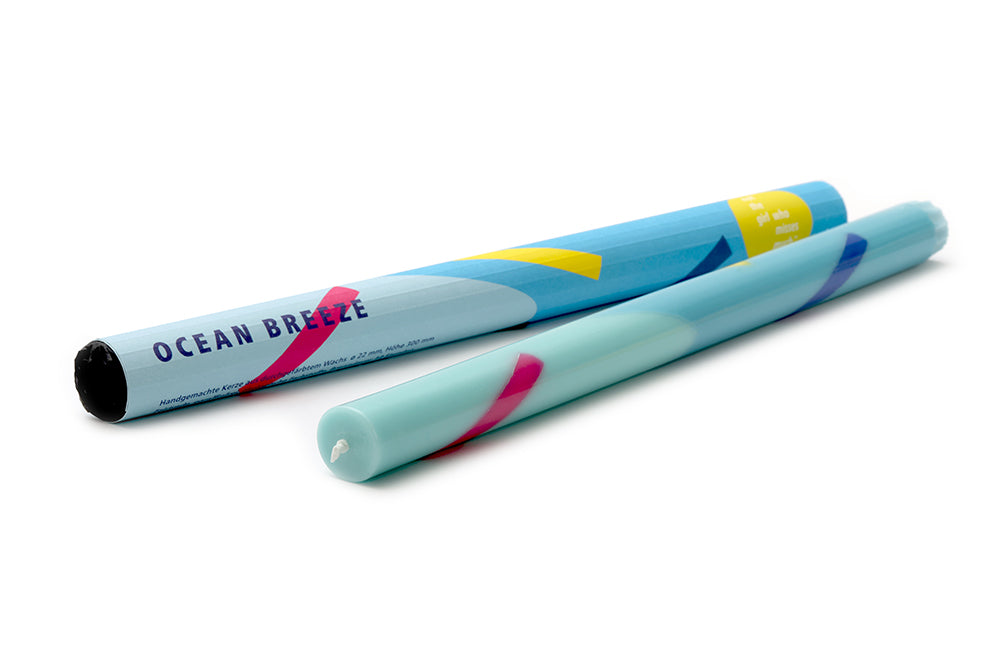 Geometric Kerze OCEAN BREEZE