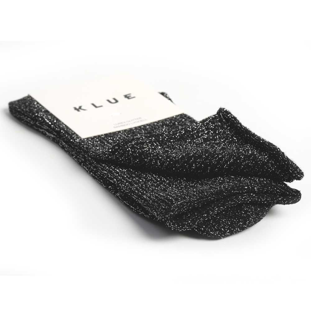 Glitter Socks Black 36-40