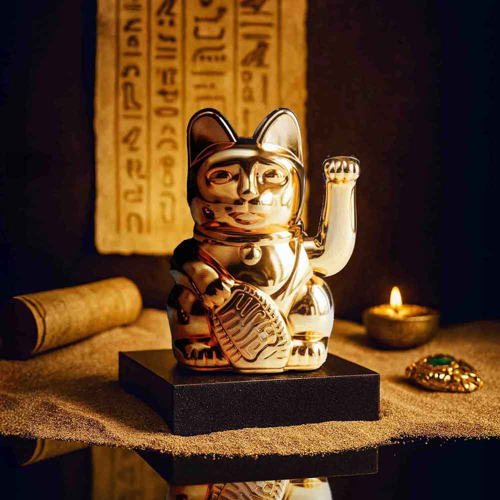 Kleine Winkekatze - Gerechtigkeit, Gold