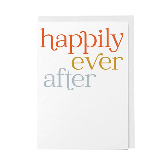 Folding card HAPPILY EVER AFTER