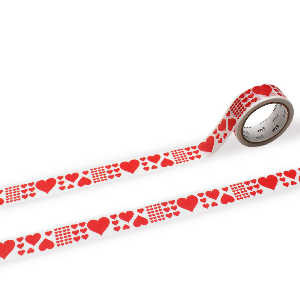 MT Artist Masking Tape Heart red
