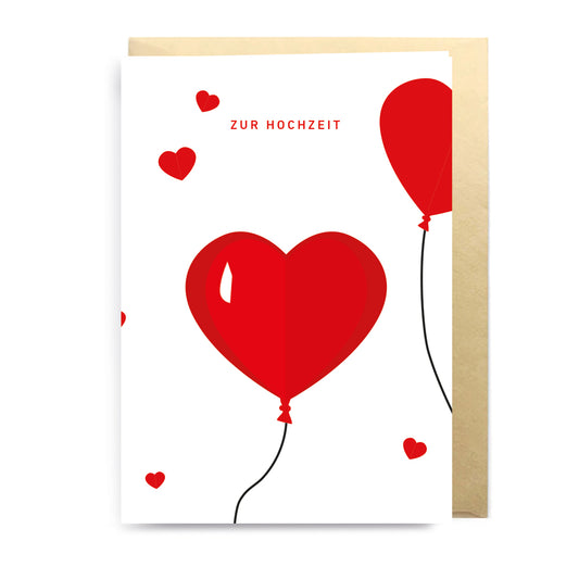 3D Pop-Up Card HEART BALLOON